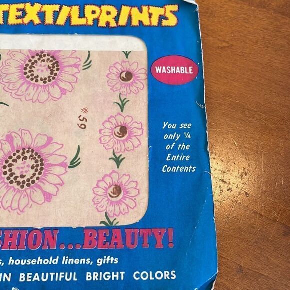 Vtg 50s Vogart Textilprints floral motif hot iron transfers - Picture 2 of 5